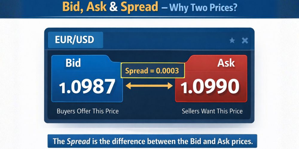 Bid, Ask & Spread Why Two Prices