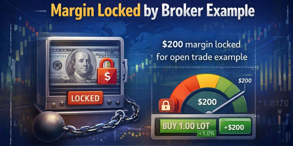 Margin Locked by Broker Example