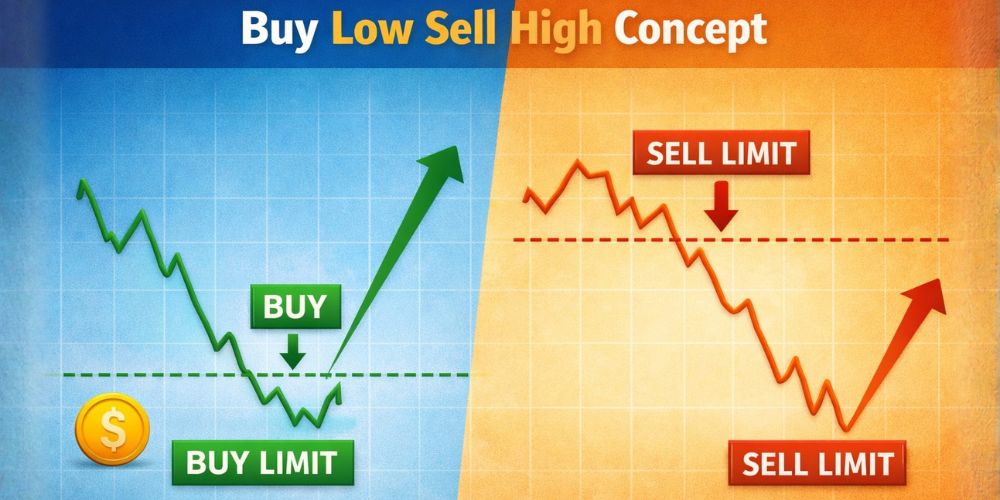 the limit orders for reversals